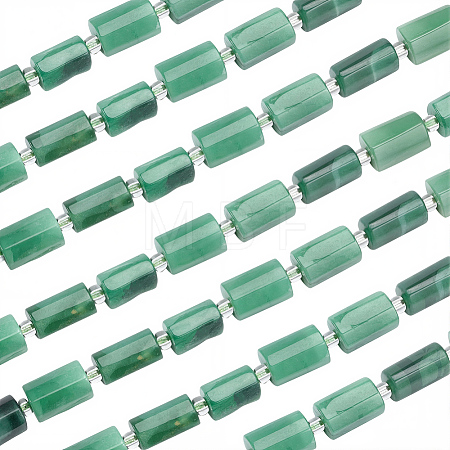 2 Strands Natural Fuchsite Beads Strands G-SC0003-85-1