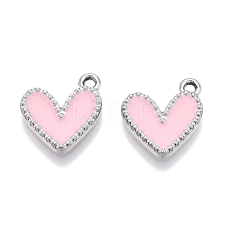Rack Plating Alloy Enamel Charms ENAM-N056-343P-D-1