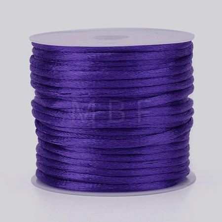 Nylon Satin Rattail Cords NWIR-L006-2mm-08-1