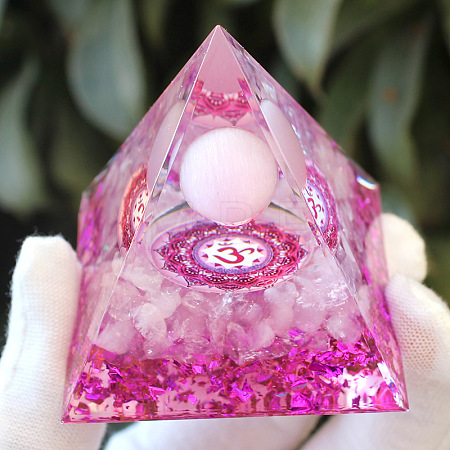 Orgonite Pyramid Resin Energy Generators PW-WG94568-11-1