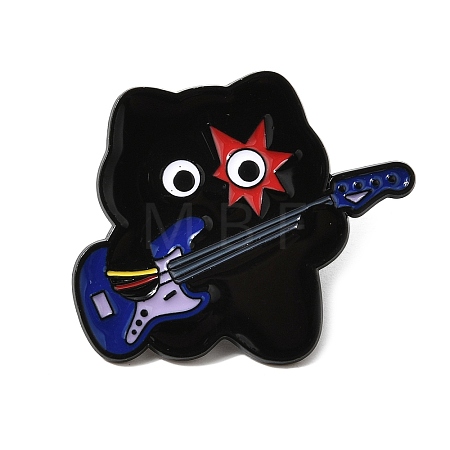 Musician Cat Enamel Pins JEWB-K037-01E-EB-1