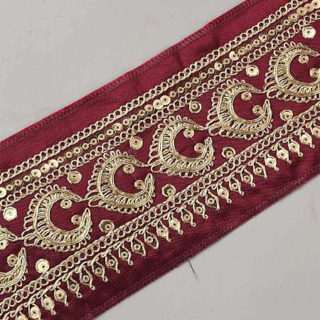 Vintage Jacquard Polyester Ribbon SRIB-WH20020-112A-1