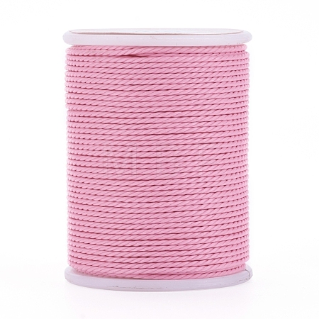Round Waxed Polyester Cord X-YC-G006-01-1.0mm-05-1