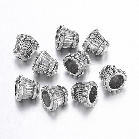 Tibetan Style Alloy Caps LF0393Y-1