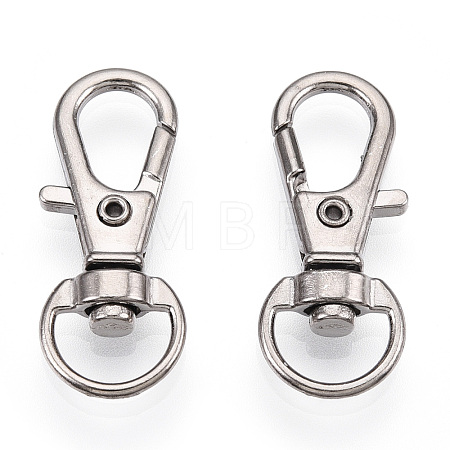 Alloy Swivel Lobster Claw Clasps FIND-T069-01A-P-1