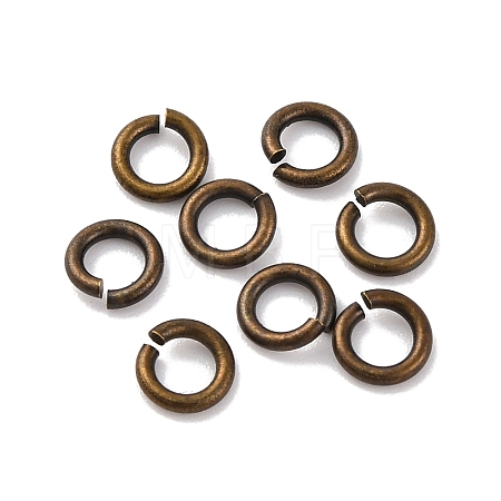 Brass Saw Cut Open Jump Rings KK-G514-01H-AB-1
