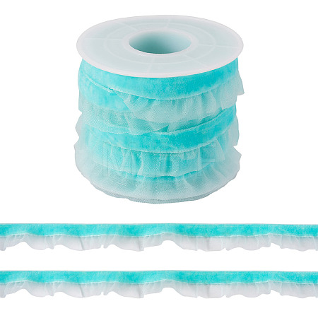 5 Yards Velvet Organza Ribbon SRIB-TA0001-40-1