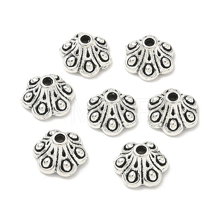 Tibetan Style Bell Filigree Bead Caps X-TIBE-A23845-AS-FF-1