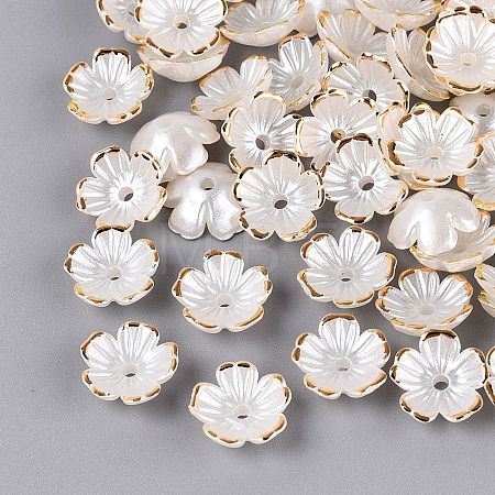 Plastic Bead Caps KY-Q005-04A-01-1