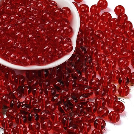 Transparent Colours Glass Seed Beads SEED-Z004-T8MM-03-1