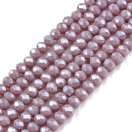 Electroplate Glass Beads Strands EGLA-A044-P2mm-A13-1