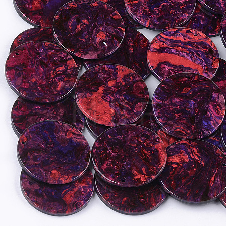 Cellulose Acetate(Resin) Pendants X-KY-S157-34E-1