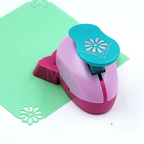 Plastic Paper Corner Craft Hole Punches PW-WG87153-03-1