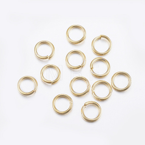 304 Stainless Steel Open Jump Rings STAS-L187-9x1.5mm-G-1