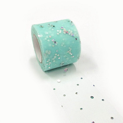 Glitter Sequin Deco Mesh Ribbons OCOR-P010-A-C54-1
