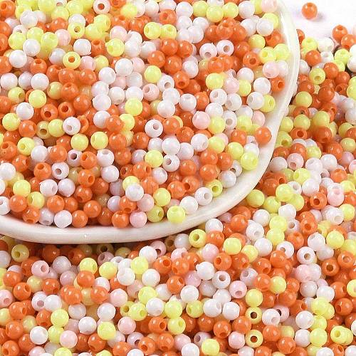 Opaque Acrylic Beads OACR-H118-07A-05-1