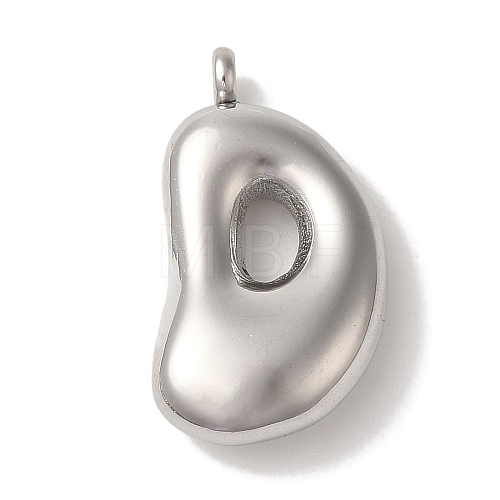 Non-Tarnish Ion Plating(IP) 304 Stainless Steel Pendants STAS-M017-08P-04-1