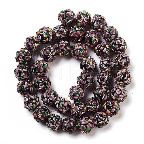 Handmade Lampwork Beads Strands LAMP-N021-015A-11-1