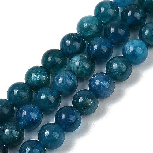 Natural Apatite Beads Strands G-D856-01-6mm-03-1