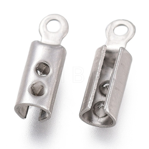 304 Stainless Steel Folding Crimp Ends STAS-L262-04E-P-1