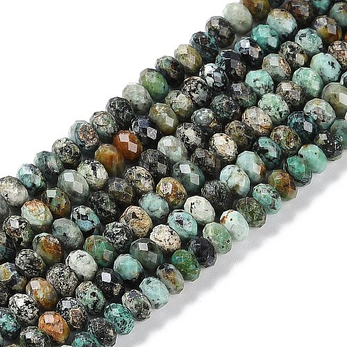 Natural African Turquoise(Jasper) Beads Strands G-N342-28B-1