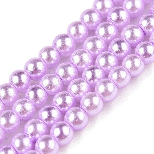 Baking Painted Glass Pearl Bead Strands HY-Q003-3mm-47-A-1