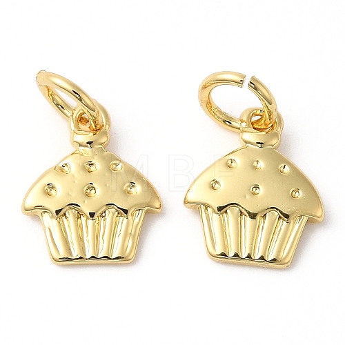 Eco-Friendly Rack Plating Brass Charms KK-R143-10G-1