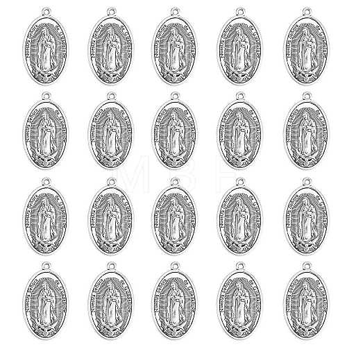 20Pcs Tibetan Style Alloy Pendants FIND-SZ0005-95-1