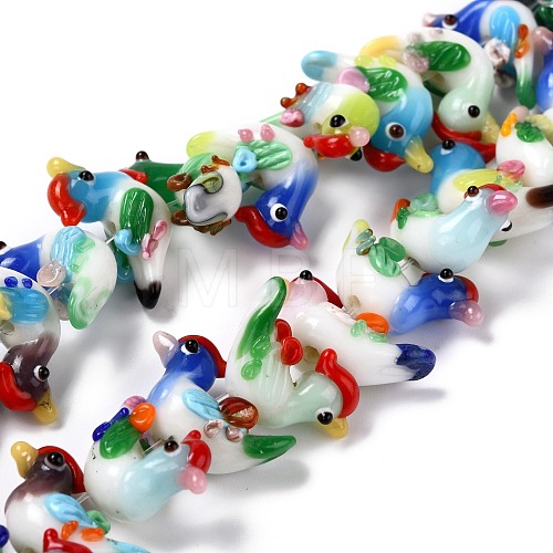 Handmade Lampwork Beads Strands LAMP-I022-30-1