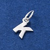 925 Sterling Silver Letter Charms LS-STER-C012-01S-K-2