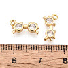 Brass Pave Cubic Zirconia Charms KK-N263-109G-3