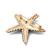 Ocean Theme Alloy Rhinestone Lapel Pins for Backpack Clothes for Clothes JEWB-F042-05A-G-2