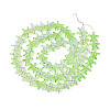 Baking Paint Electroplate Transparent Glass Beads Strands EGLA-N017-07-A01-2