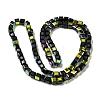 Electroplate Glass Beads Strands EGLA-M031-01A-HR07-2
