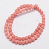 Natural Malaysia Jade Beads Strands X-G-A146-6mm-B08-2