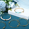 6Pcs 304 Stainless Steel Cuff Bangles Making MAK-BBC0001-21G-4