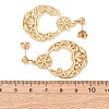 304 Stainless Steel Stud Dangle Earrings SA-G607-01G-3
