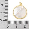 Brass Micro Pave Cubic Zirconia Pendants KK-K298-22G-03-3