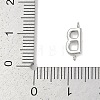 304 Stainless Steel Letter Connector Charms LS-STAS-M108-01P-02-3