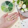 300Pcs 6 Colors Baking Paint Pearlized Glass Pearl Round Beads HY-WR0001-02D-3