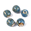 Vintage Porcelain Corrugated Beads PORC-N013-11H-1