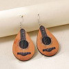 Wood Dangle Earrings for Women WG26A13-07-3