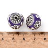 Handmade Resin Indonesia Round Beads IPDL-P005-08AS-01-3