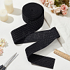 5 Yards Flat Polyester Elastic Wide Band OCOR-WH0090-052A-5