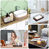 Wood and Iron Desktop Tissue Storage Holder AJEW-WH0410-106-7