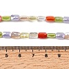 Electroplate Glass Beads Strands EGLA-D300-05-05-4