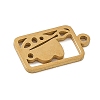 304 Stainless Steel Charms LS-STAS-G355-07G-2