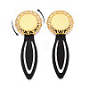 Alloy & Iron Bookmark Cabochon Settings PALLOY-N184-07G-4