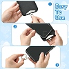 4Pcs 201 Stainless Steel Mobile Phone Lanyard Patch AJEW-YW0003-04-5
