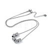 304 Stainless Steel Snake Chain Necklaces NJEW-U004-04P-2